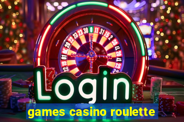 games casino roulette