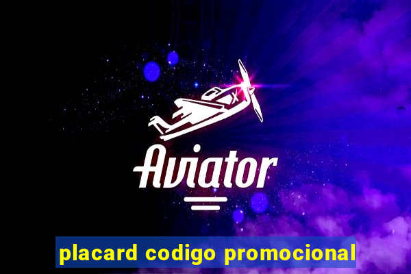 placard codigo promocional