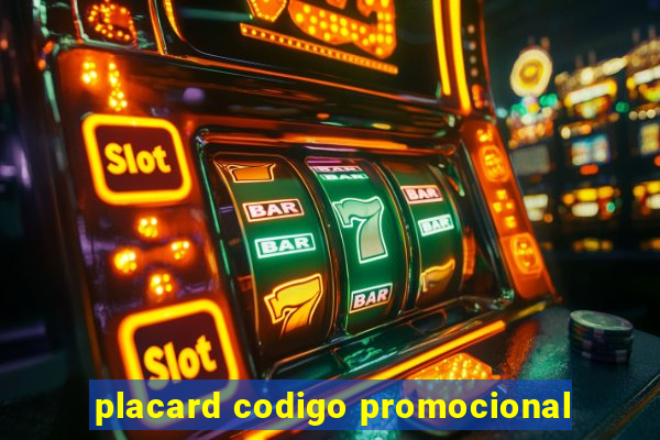 placard codigo promocional