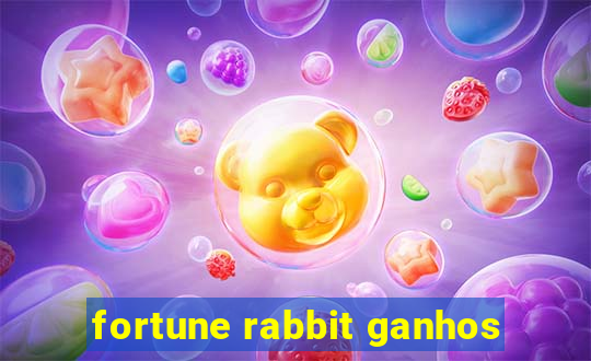 fortune rabbit ganhos