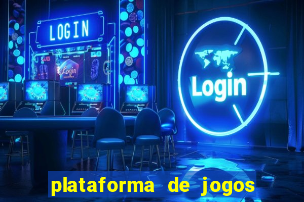 plataforma de jogos nova pagando