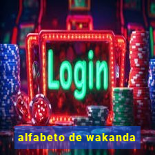 alfabeto de wakanda