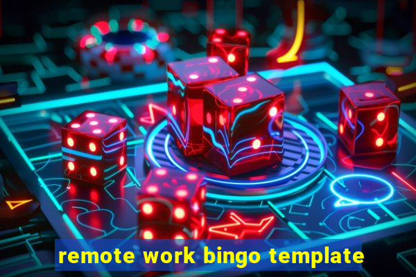 remote work bingo template