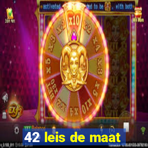 42 leis de maat