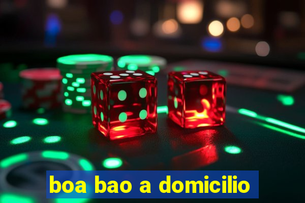 boa bao a domicilio