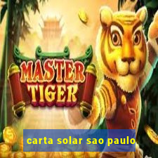 carta solar sao paulo