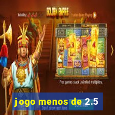 jogo menos de 2.5