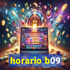 horario b09