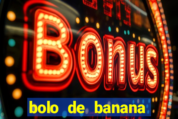 bolo de banana menino prendado