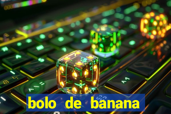 bolo de banana menino prendado