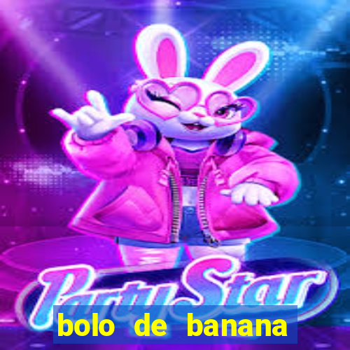 bolo de banana menino prendado