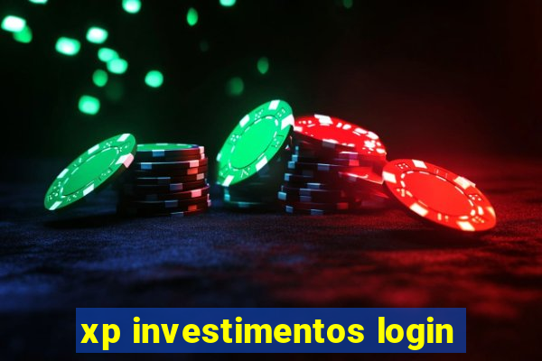 xp investimentos login