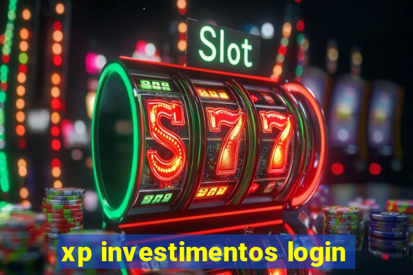 xp investimentos login