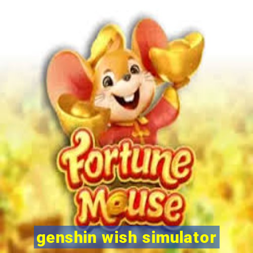 genshin wish simulator