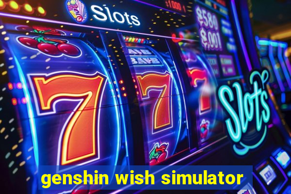 genshin wish simulator