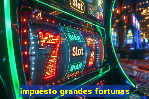 impuesto grandes fortunas