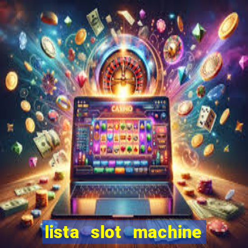 lista slot machine da bar