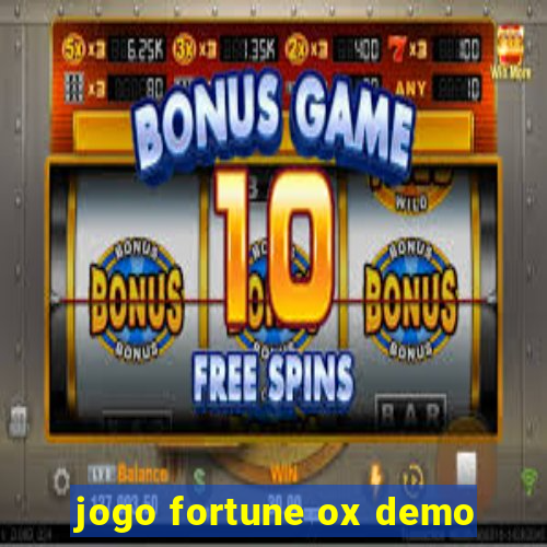 jogo fortune ox demo