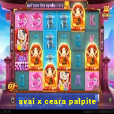 avai x ceara palpite