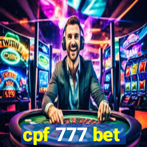 cpf 777 bet