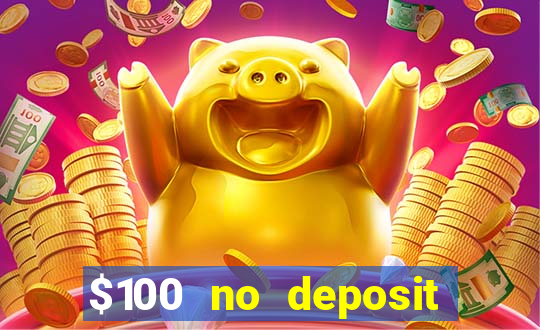 $100 no deposit bonus casino