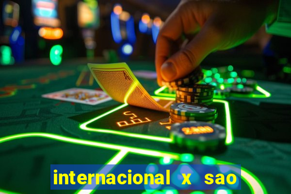 internacional x sao paulo palpite