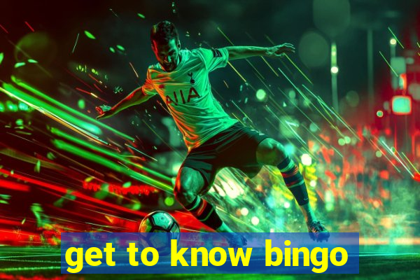 get to know bingo