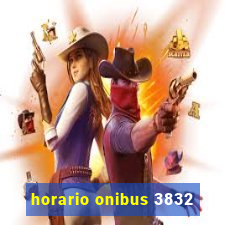 horario onibus 3832