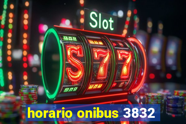 horario onibus 3832