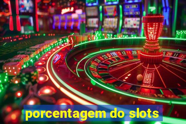 porcentagem do slots