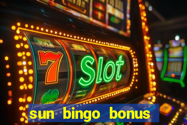 sun bingo bonus terms and conditions