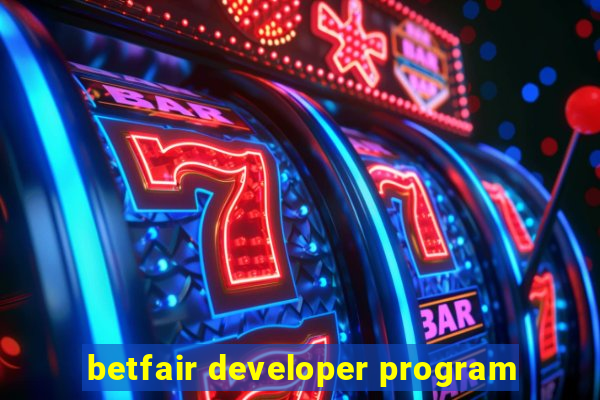 betfair developer program