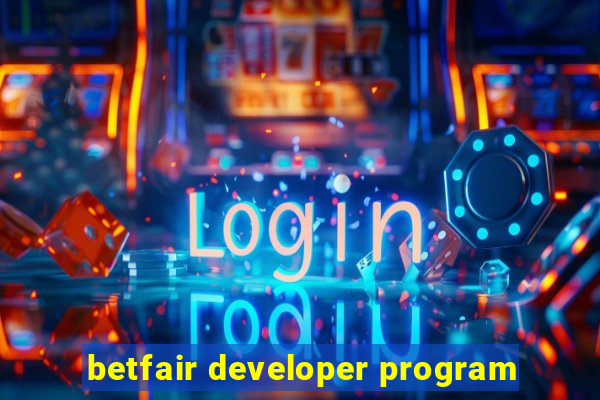 betfair developer program