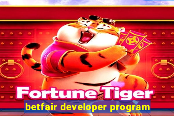 betfair developer program