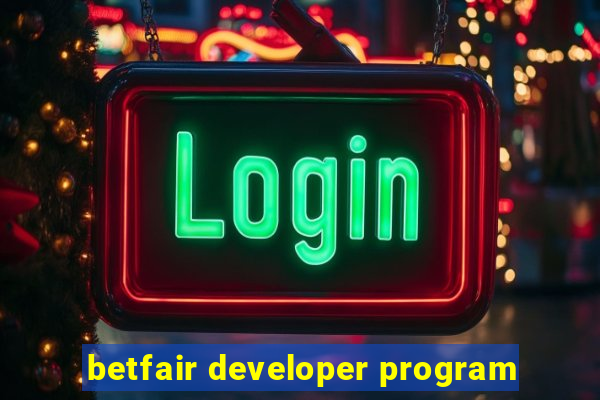 betfair developer program