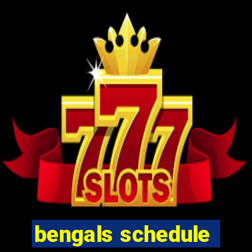 bengals schedule