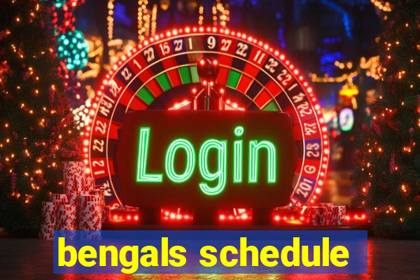 bengals schedule