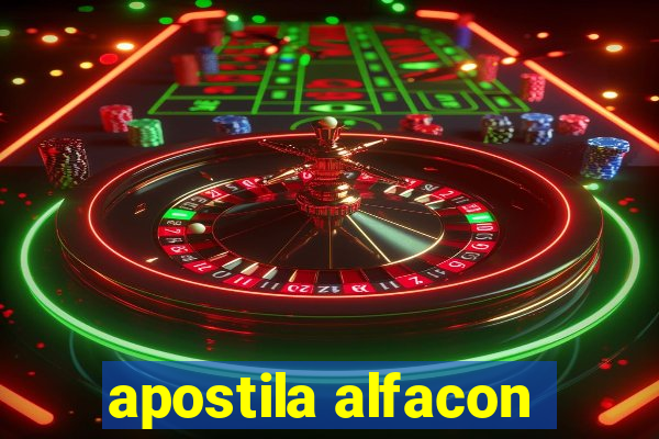 apostila alfacon