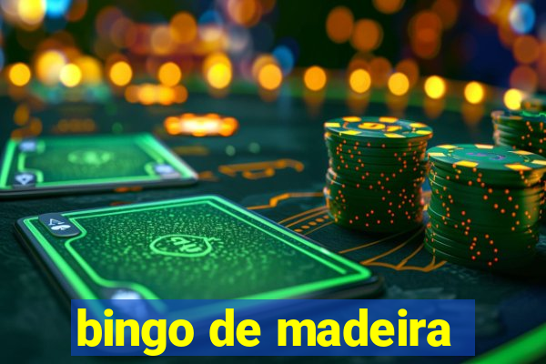 bingo de madeira