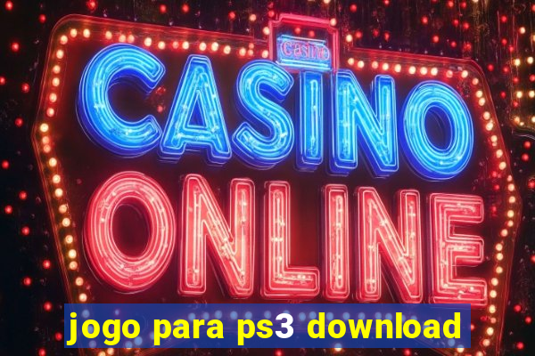 jogo para ps3 download