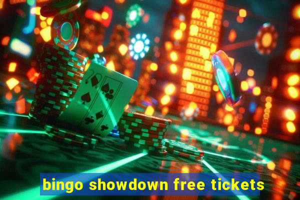 bingo showdown free tickets