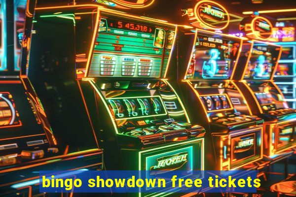 bingo showdown free tickets