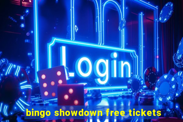 bingo showdown free tickets