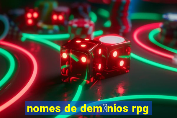 nomes de dem么nios rpg