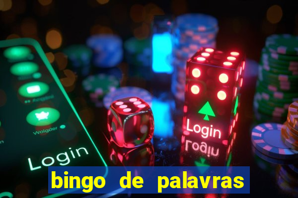 bingo de palavras cha de bebe