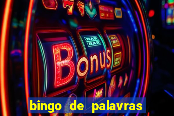 bingo de palavras cha de bebe