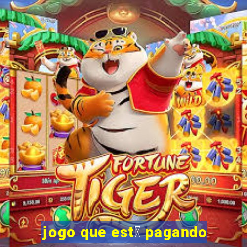 jogo que est谩 pagando