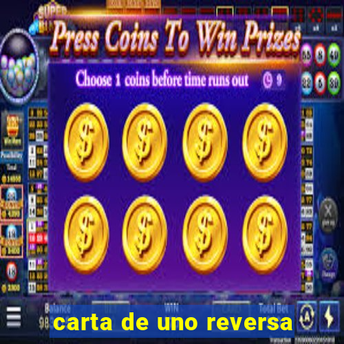 carta de uno reversa