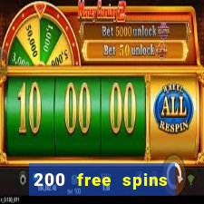 200 free spins online casino