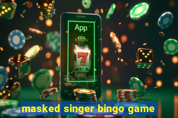 masked singer bingo game